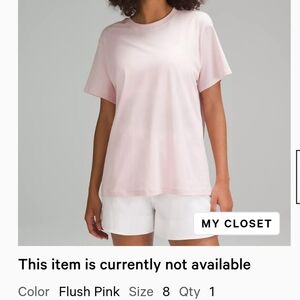 All Yours Tee - Flush Pink